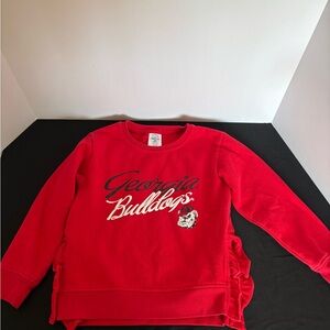 Georgia Bulldogs Red Crewneck Sweatshirt
